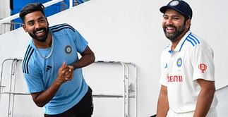 "He's taken such a giant step" - Rohit Sharma showers praise on Mohammed Siraj after 2nd IND vs WI Test