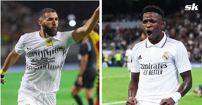 “And still”, “The best” – Vinicius Jr and other Real Madrid stars react to stunning goal from Karim Benzema during Al-Ittihad debut