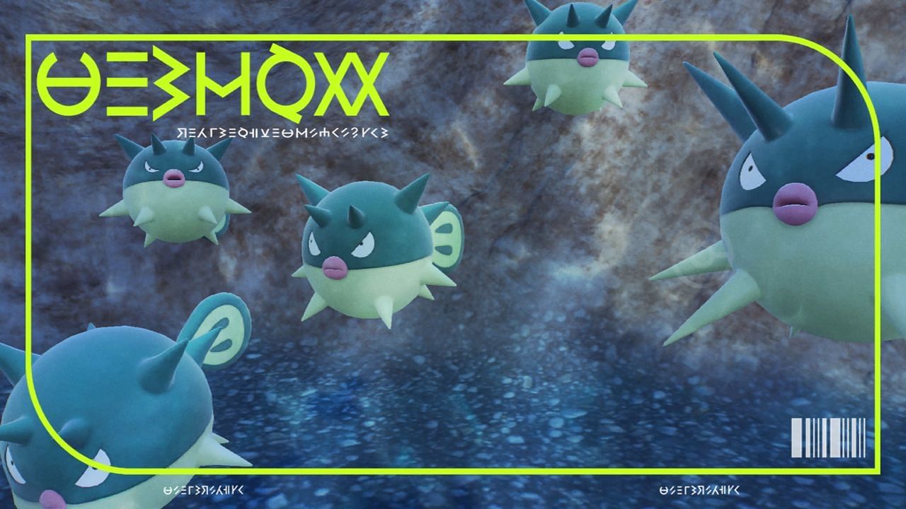 Qwilfish&#039;s Pokedex picture in Pokemon Scarlet and Violet (Image via Game Freak)