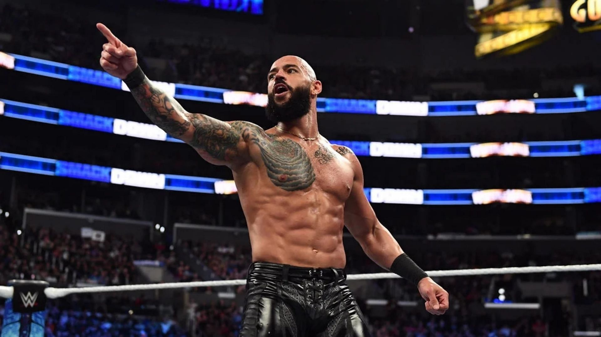Ricochet standing in the ring