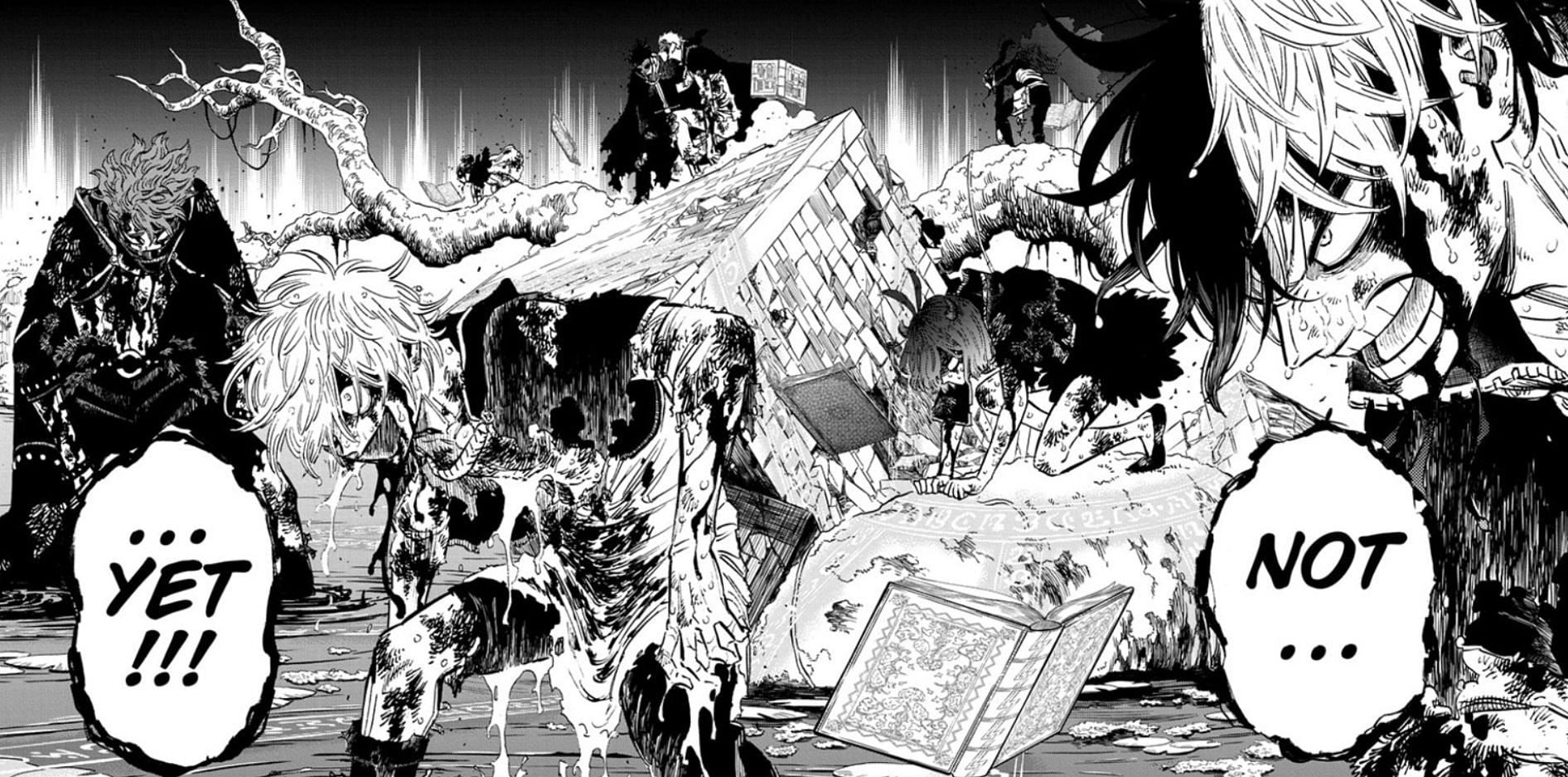 Black Bulls as seen in the Black Clover manga (Image via Shueisha)