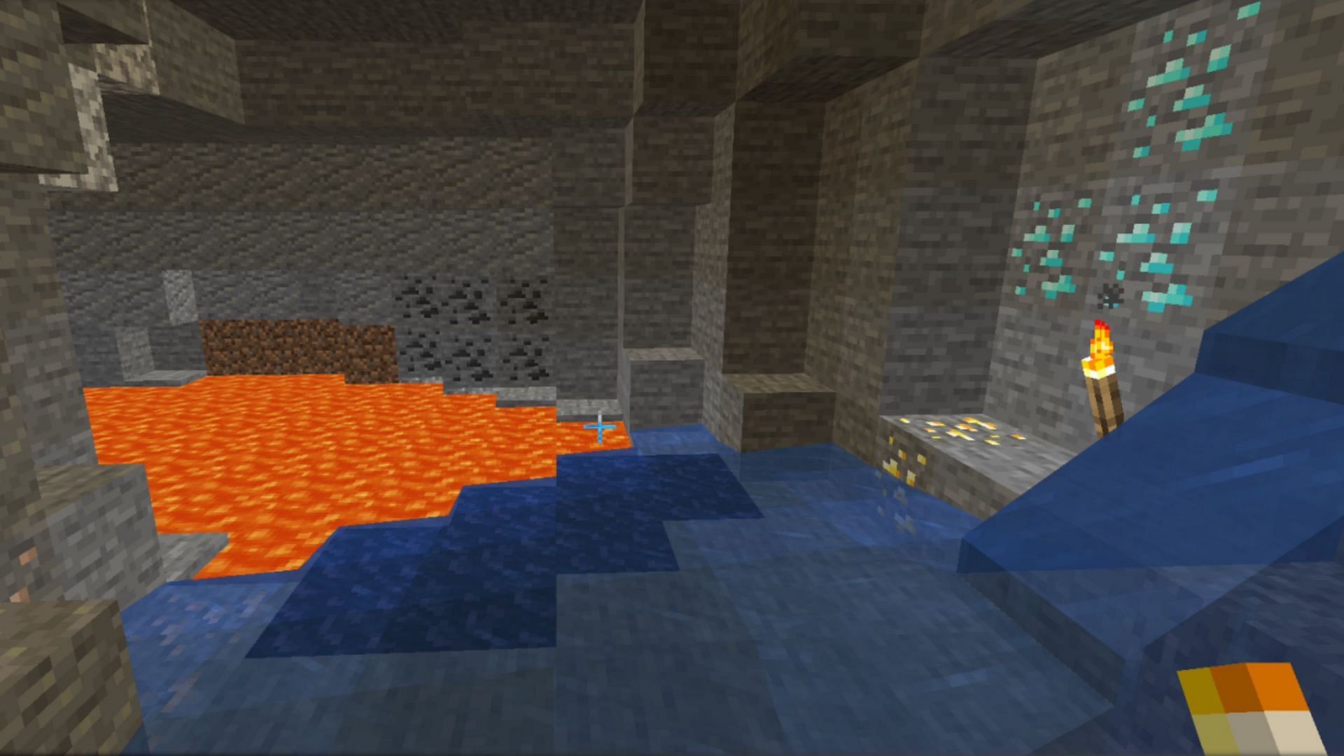 The Cave Spelunking mod prevents ores from generating in areas that are not exposed to air in Minecraft 1.20 (Image via CurseForge)