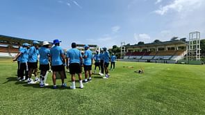 [In Pictures] Team India ramp up preparations after reaching Dominica ahead of 1st Test against West Indies