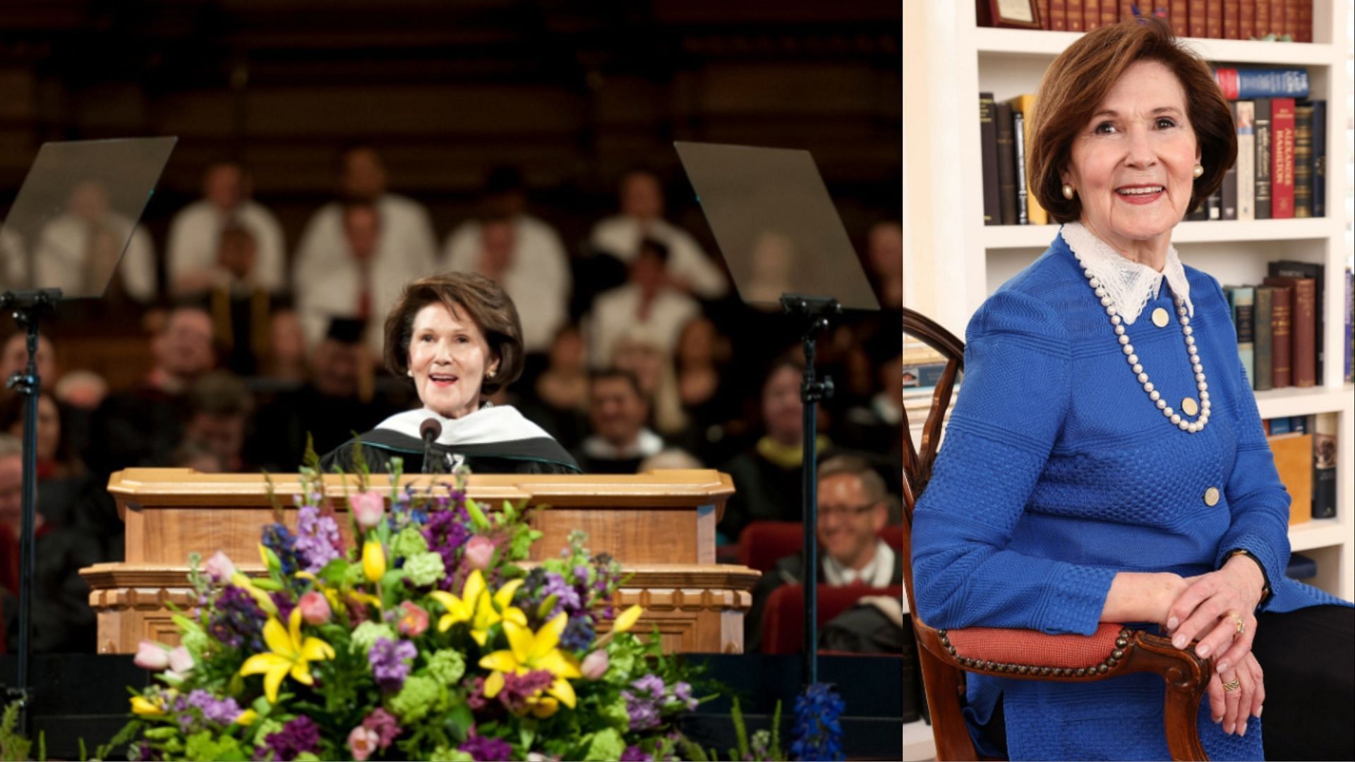 Sister Patricia Terry Holland has passed away at the age of 81. (Images via archive of the Church of Jesus Christ of Latter-day Saints)