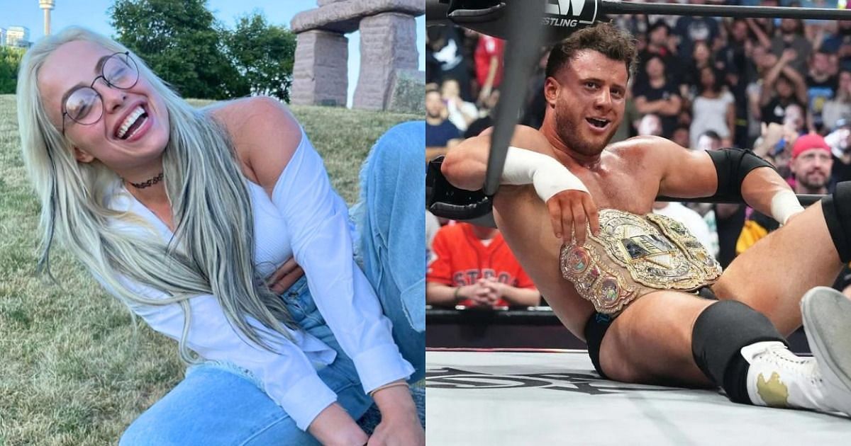 Liv Morgan (left) and MJF (right)