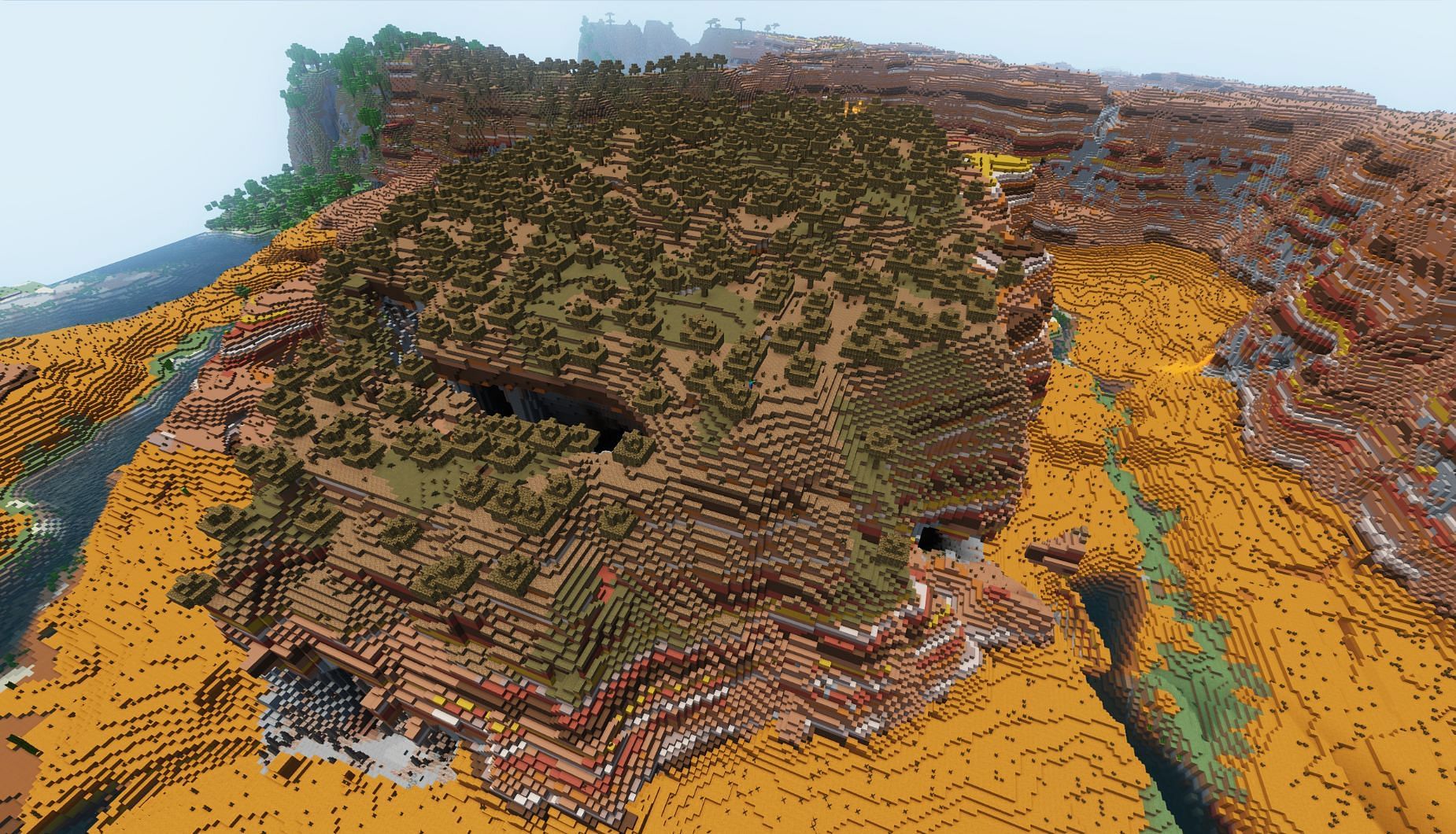 Find plentiful resources with this seed (Image via Mojang)