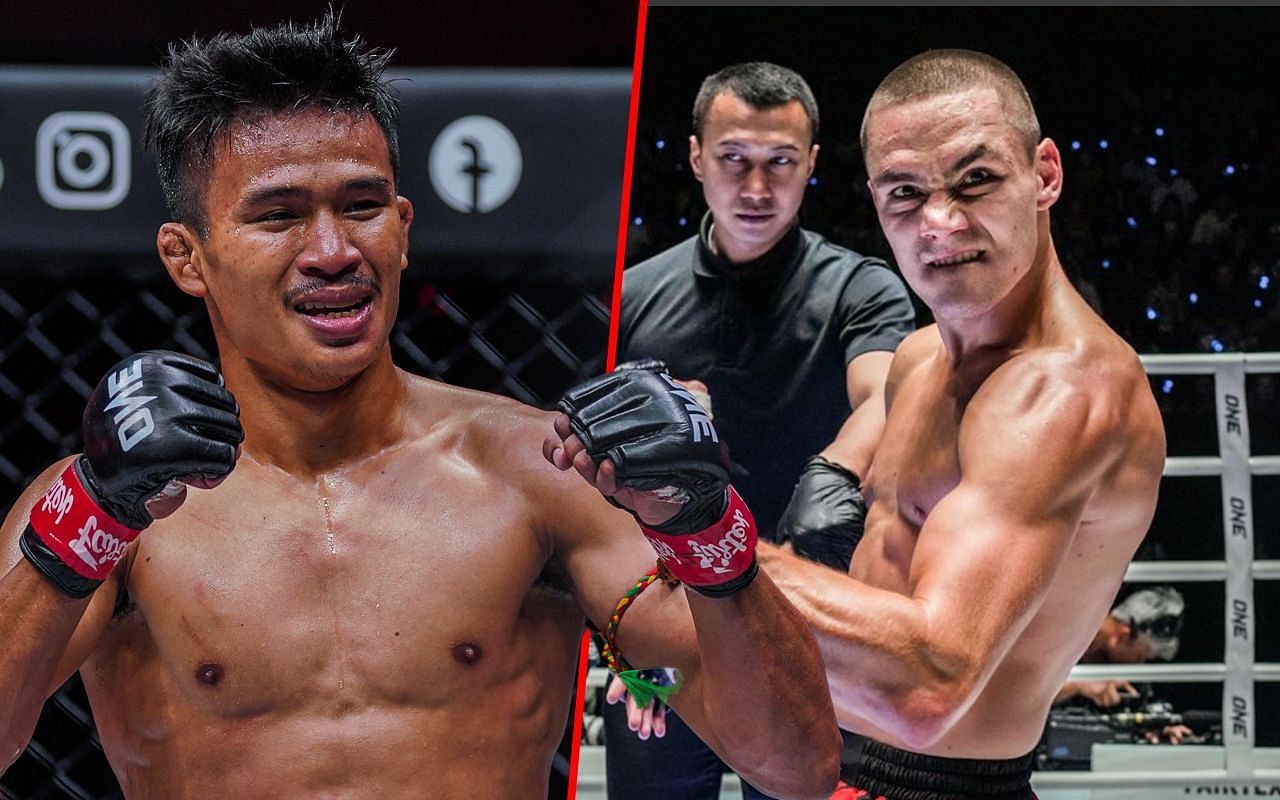 Superlek Kiatmoo9 (L) / Tagir Khalilov (R) -- Photo by ONE Championship