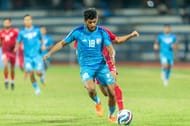 Mehtab had his moments in defense (Image courtesy: AIFF Media)