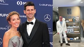 Novak Djokovic's wife Jelena congratulates Boris Becker for launching his new personal clothing line