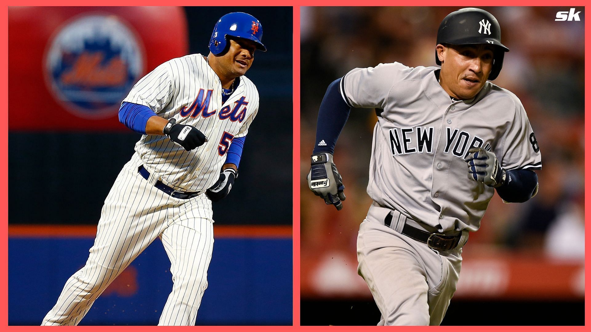 Which players have played for both Dodgers and Yankees in their