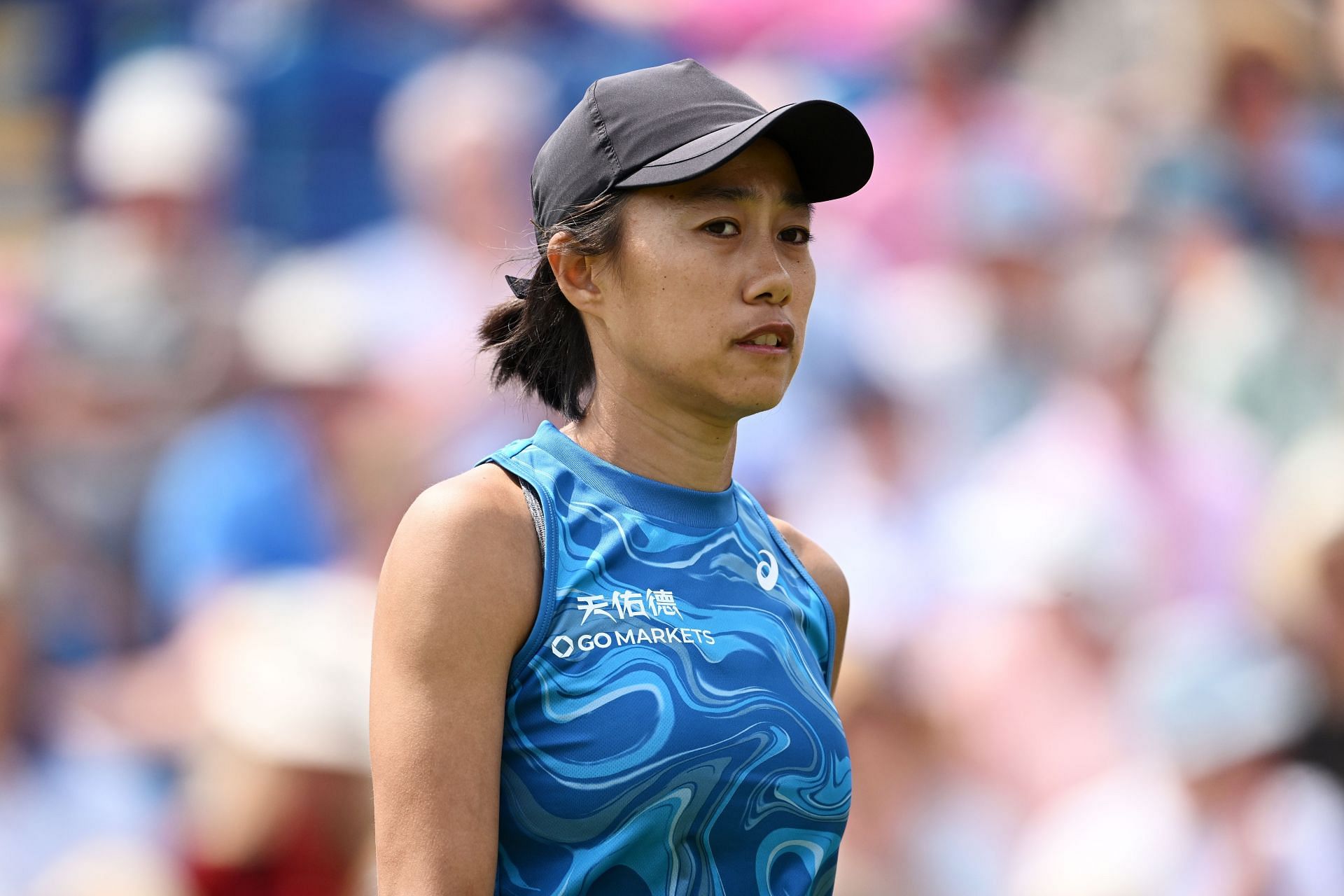 Zhang Shuai at the Rothesay International Eastbourne