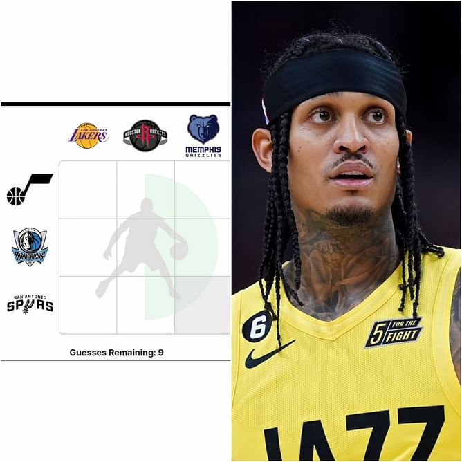 Which player of Filipino descent who won 6MOY played for Jazz and Lakers? Today's NBA Crossover Grid Challenge answers for July 16