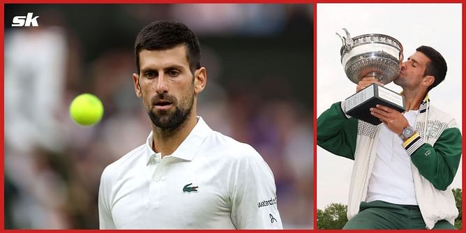 "Maybe people think it'd be a huge relief for me winning French Open, 23 Slams, it's not" - Novak Djokovic after reaching Wimbledon final