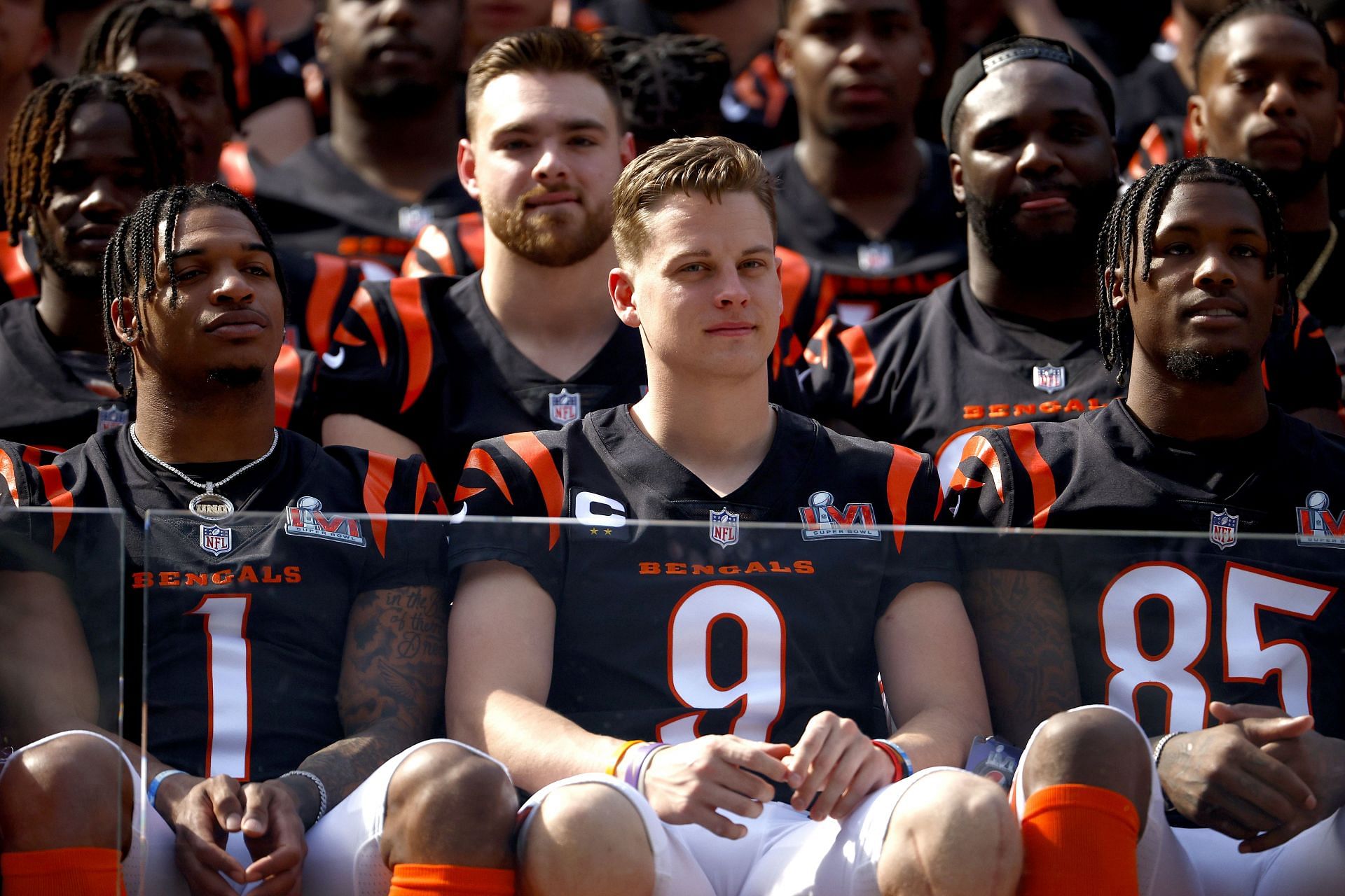 Chase (L), Burrow (C), and Higgins (R)