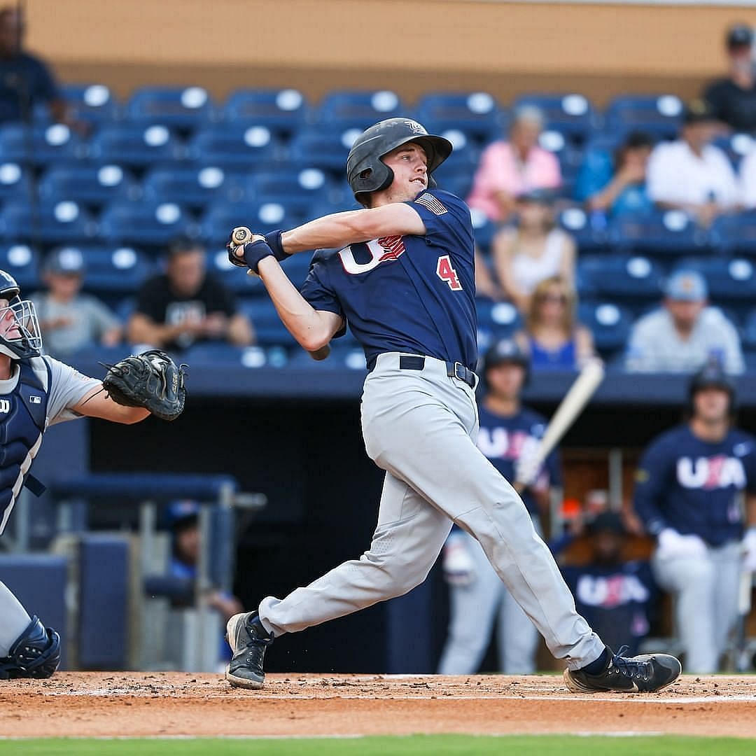 Kyle Teel Hitting the Ball