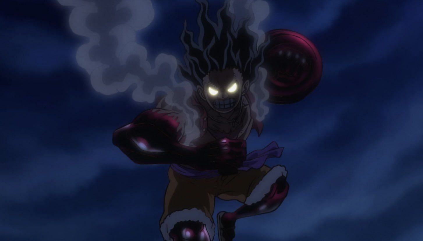Luffy Gear 4 Snakeman as seen in One Piece episode 1068 (Image via Toei Animation)