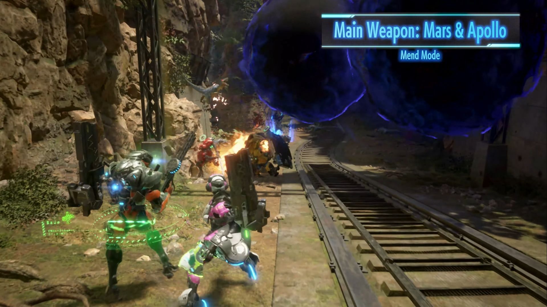 Heal teammates with Mend Mode (Image via Capcom)