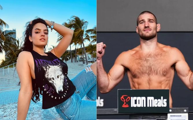"And they’re gorgeous" - Nina-Marie Daniele continues the "they are not hanging out" joke with Sean Strickland on Twitter, fans join in
