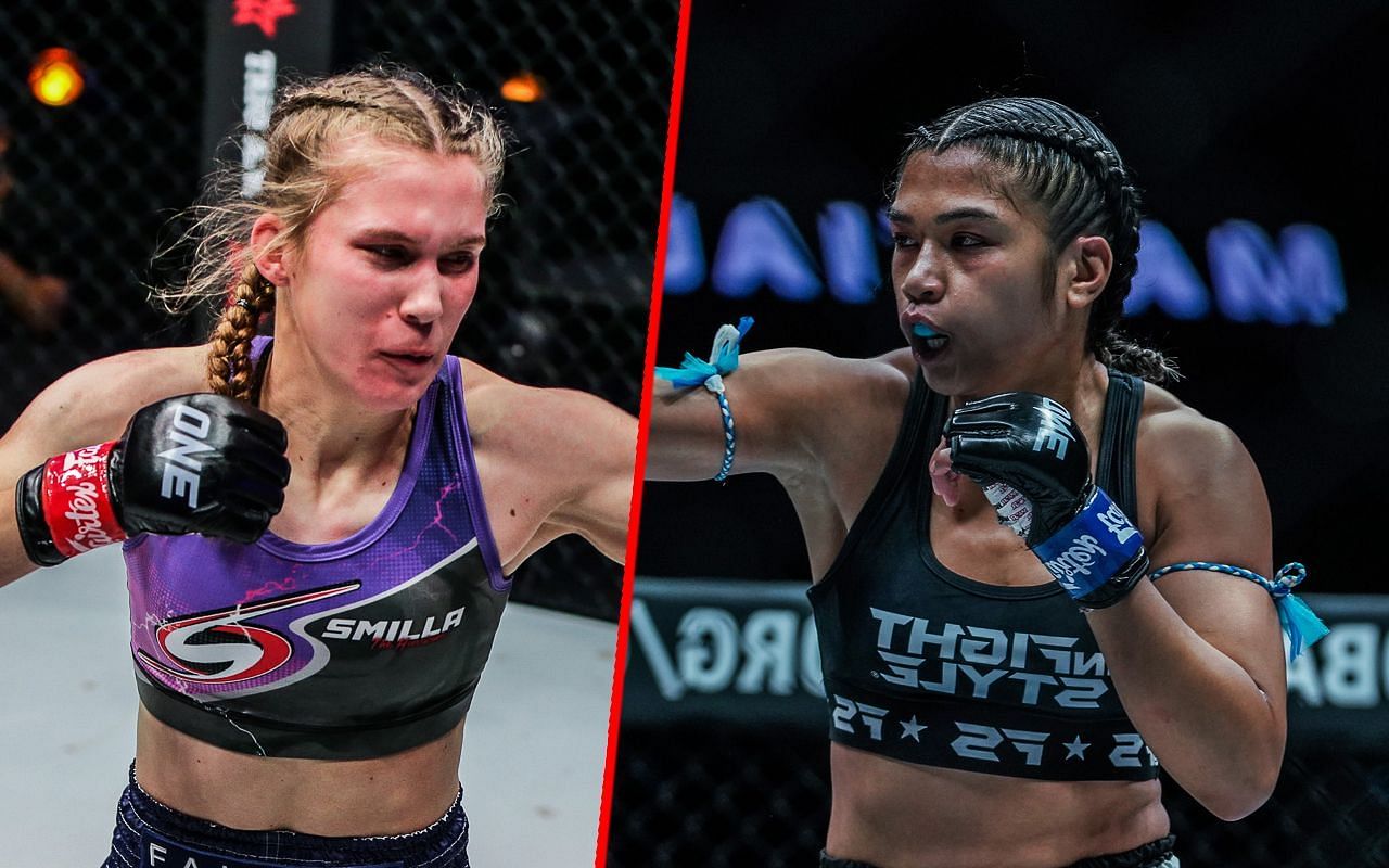 Smilla Sundell (L) and Jackie Buntan (R) | Photo by ONE Championship