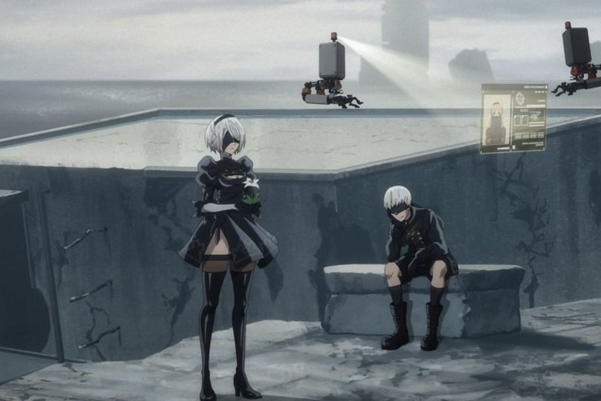 2B and 9S as seen NieR Automata ver1.1a (Image via A-1 Pictures)