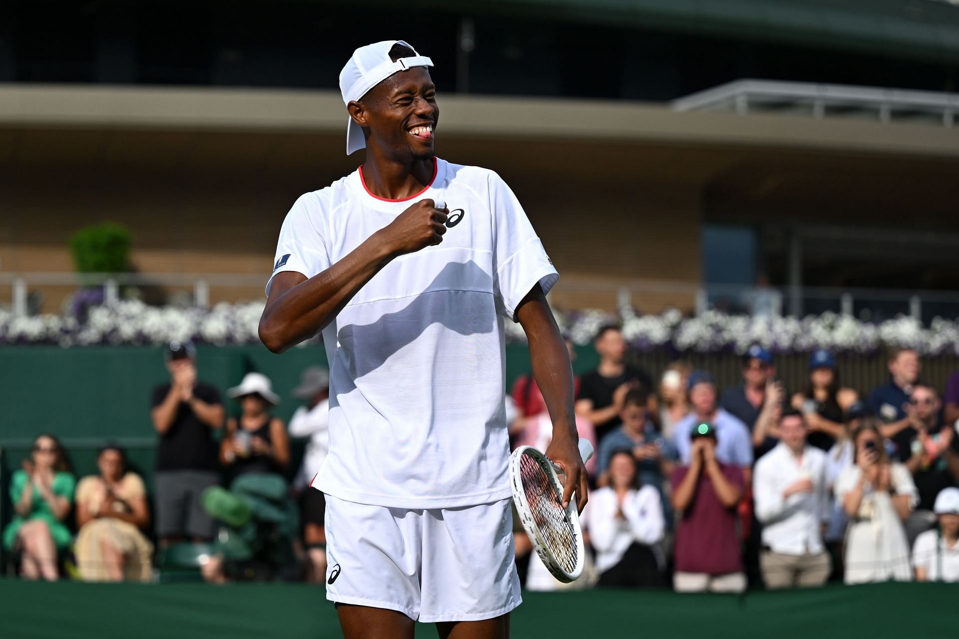 Christopher Eubanks at the 2023 Wimbledon.