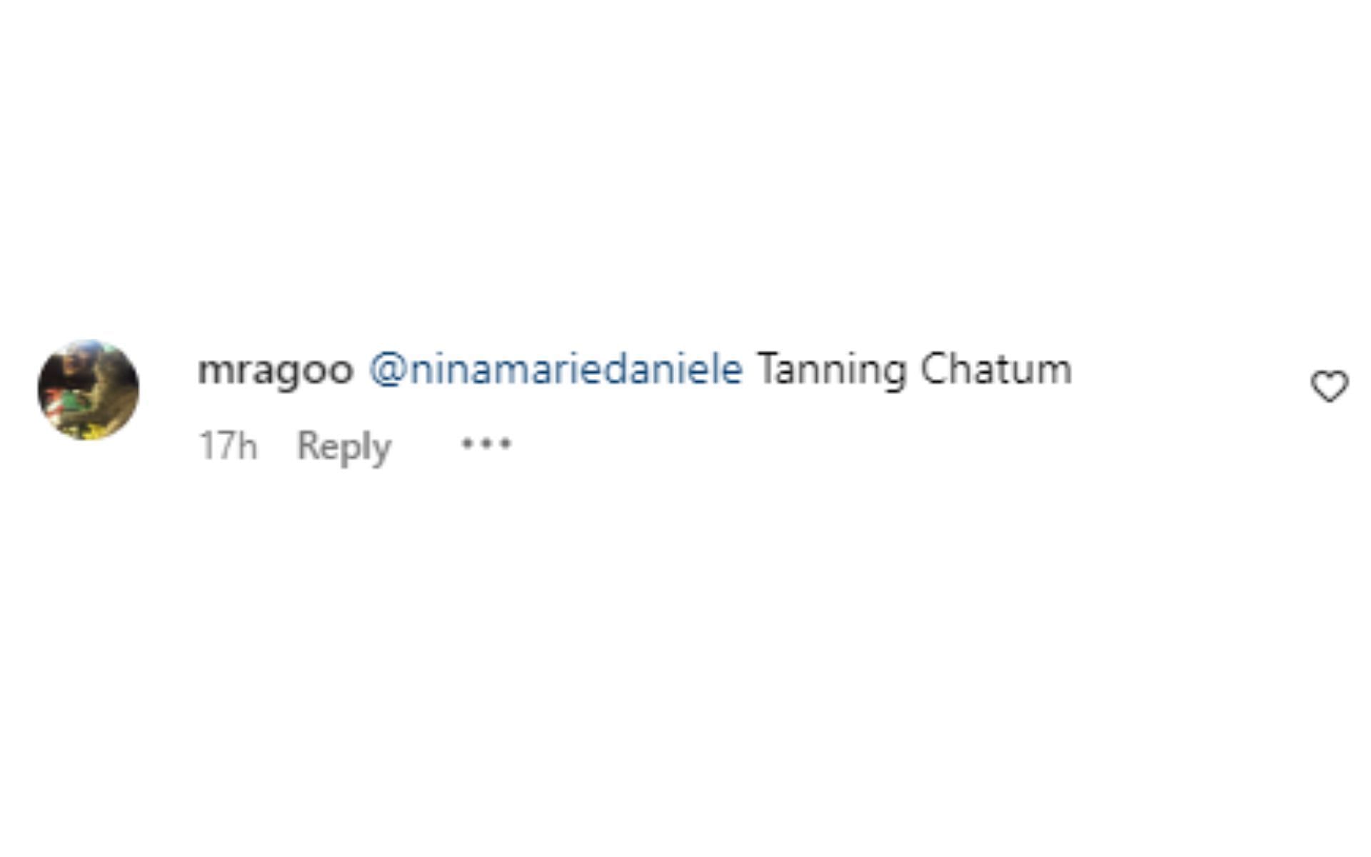 Fan reaction to Nina-Marie Daniele&#039;s comment