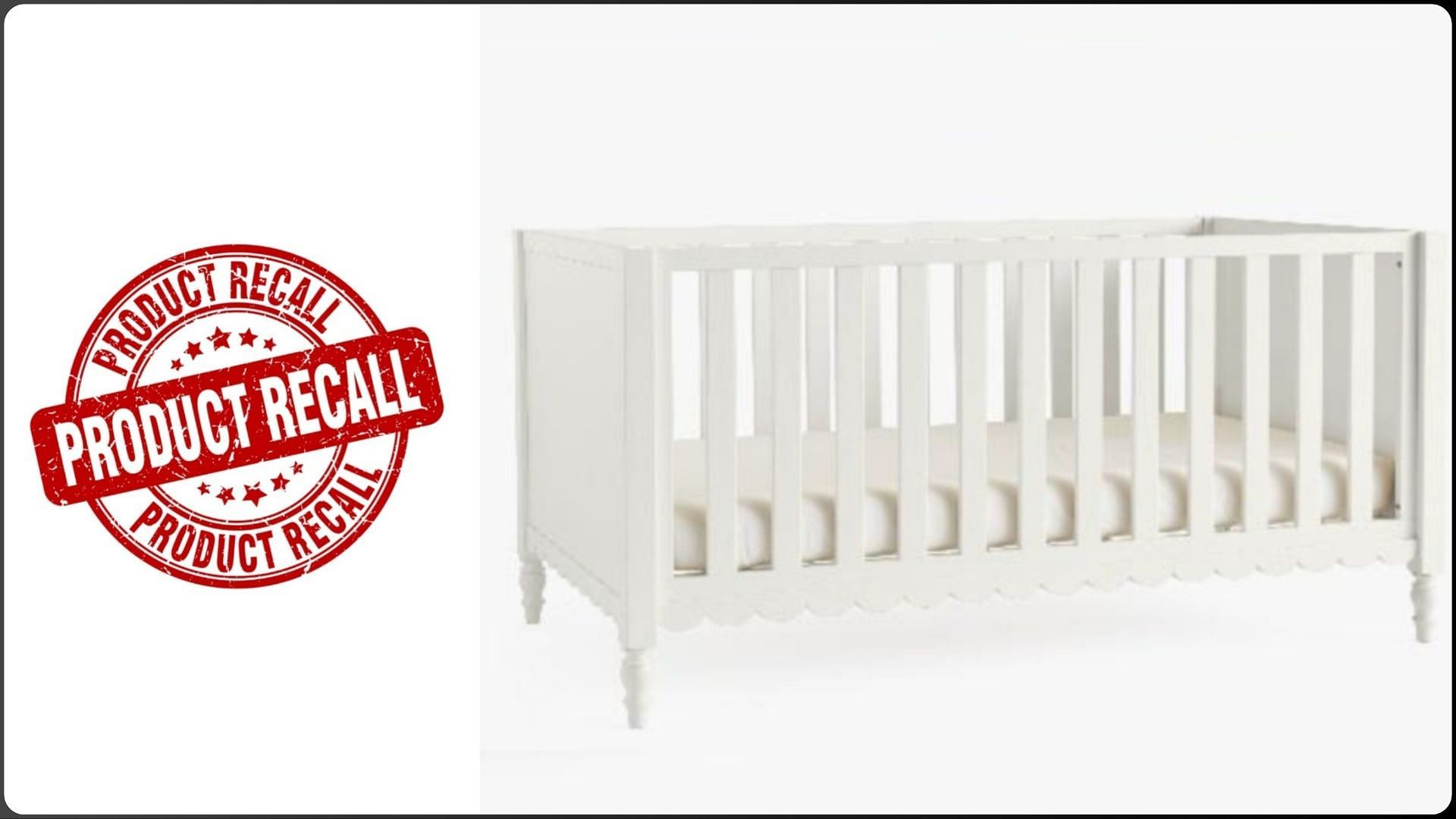 Pottery Barn Kids recalls Penny Convertible Cribs over laceration concerns (Image via CPSC)