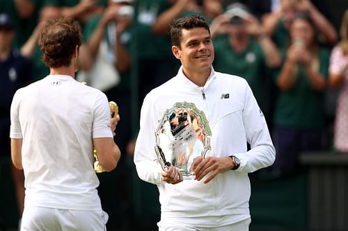 Milos Raonic at the 2016 Wimbledon Championship