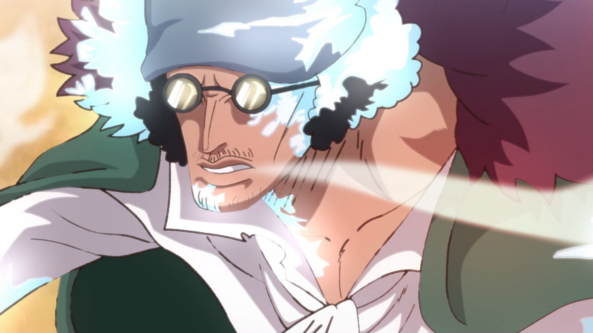Allegedly, Kuzan is now siding with the Blackbeard Pirates (Image via Eiichiro Oda/Shueisha, One Piece)