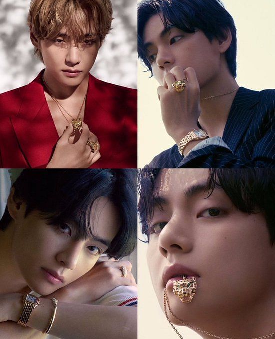 V of BTS And Artists Who Brand Ambassadors Of Cartier