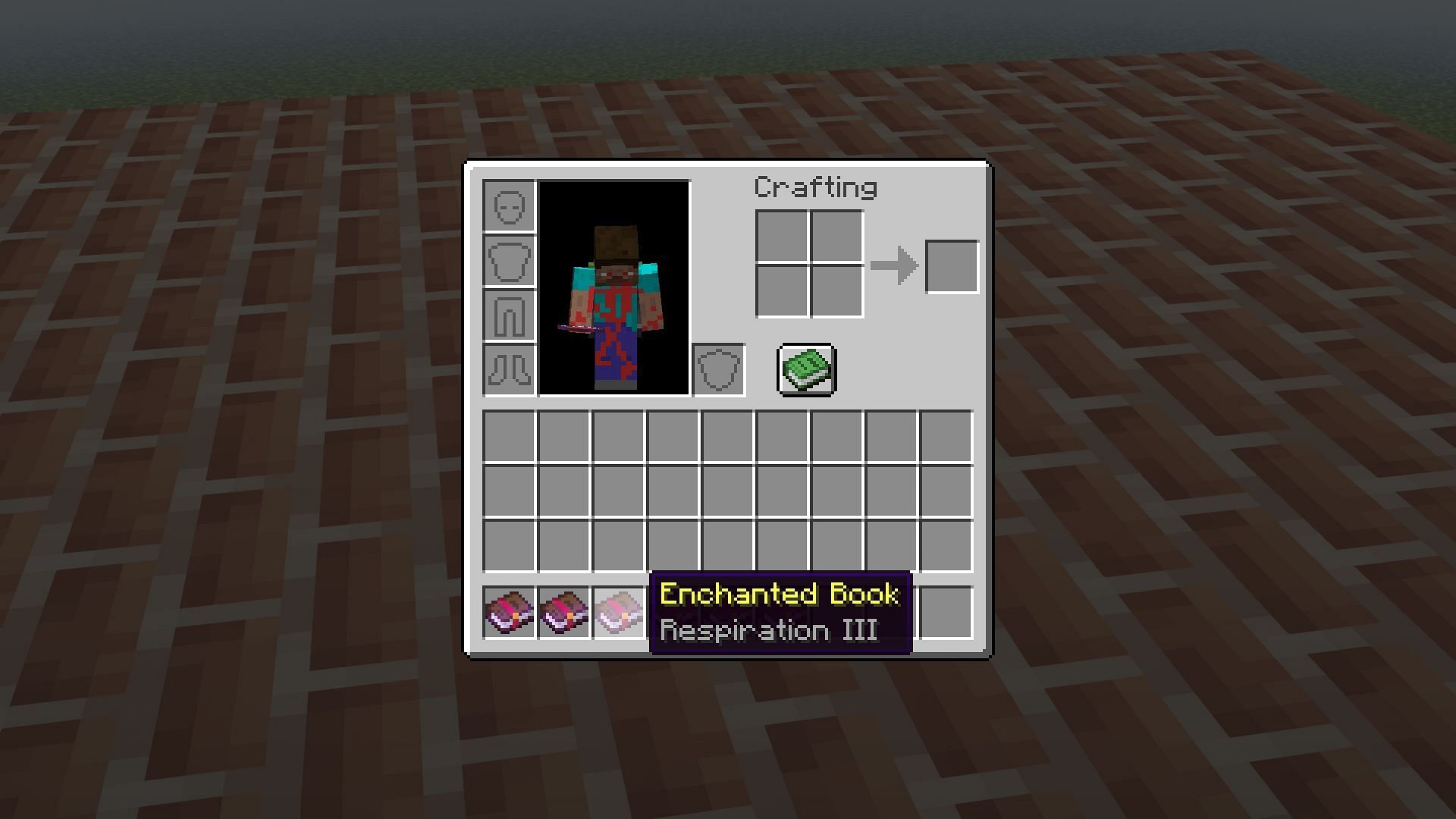 Respiration enchantment in Minecraft (Image via Mojang)