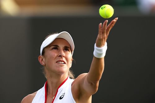 Belinda Bencic at the 2023 Wimbledon.