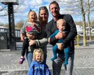 Max Scherze­r with Wife Erica and Kids