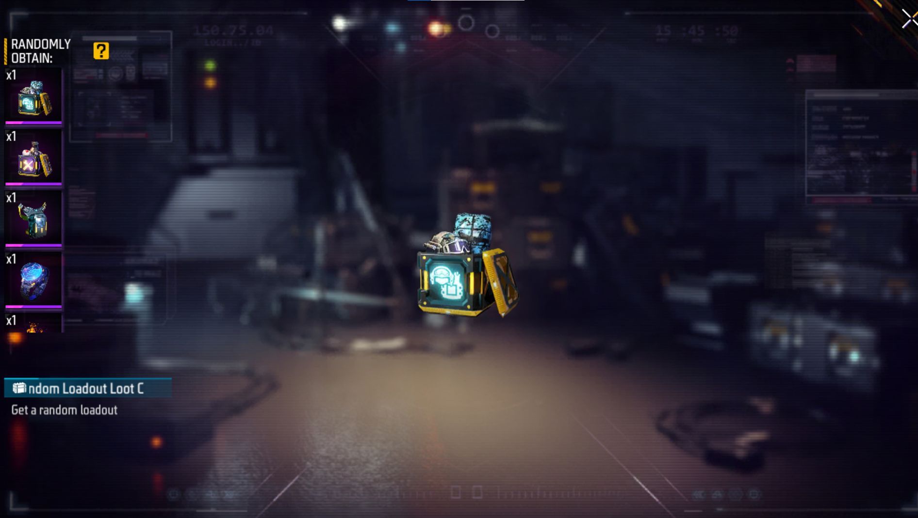 रैंडम लोड-आउट लुट क्रेट (Image via Garena)