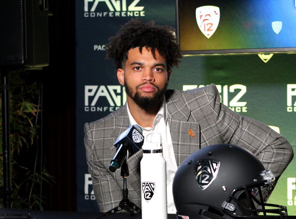 Twitter hammers Caleb Williams' chill Pac-12 Media Day vibe: 