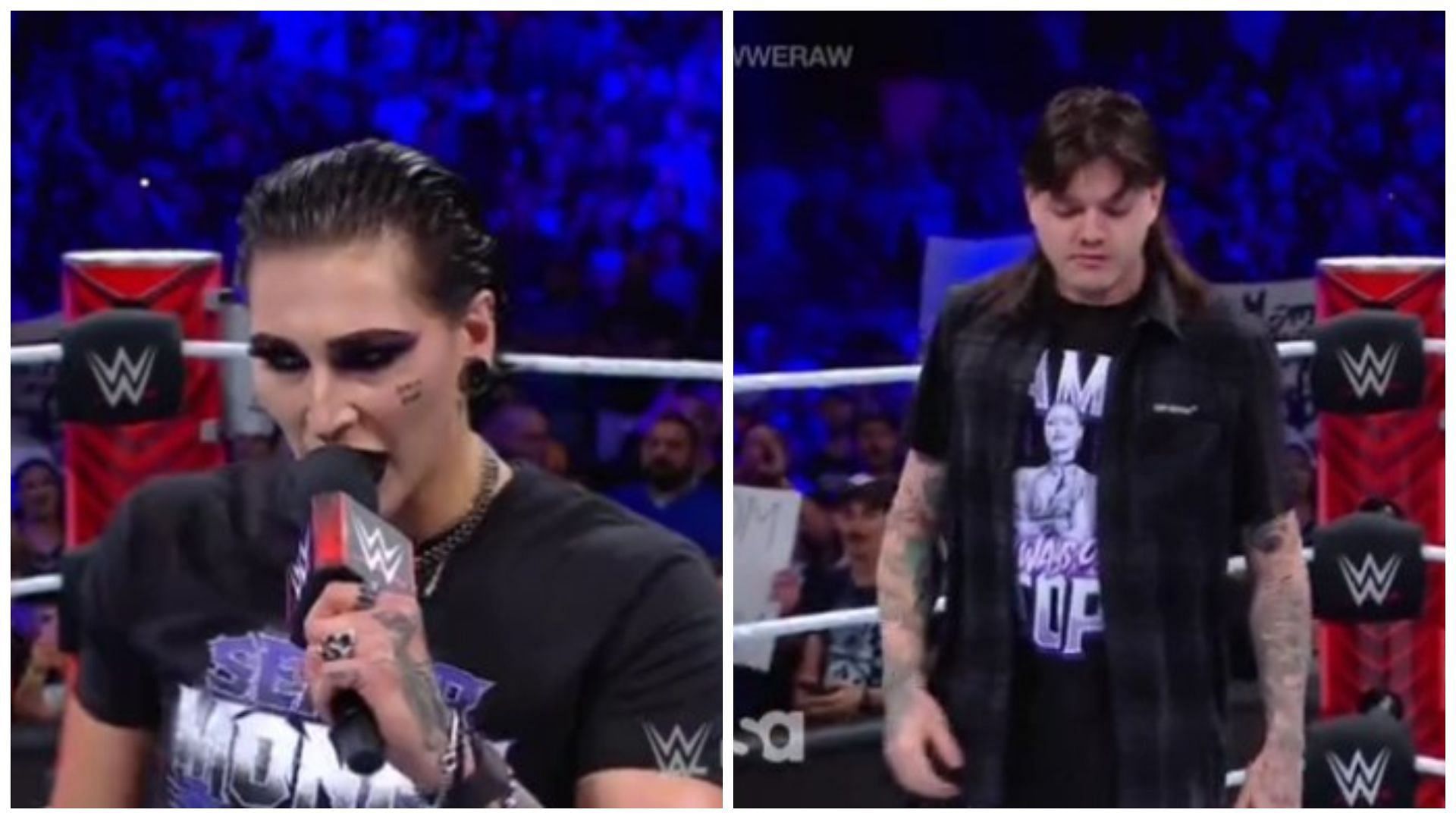 WWE Superstar took a shot at Rhea Ripley and Dominik Mysterio.