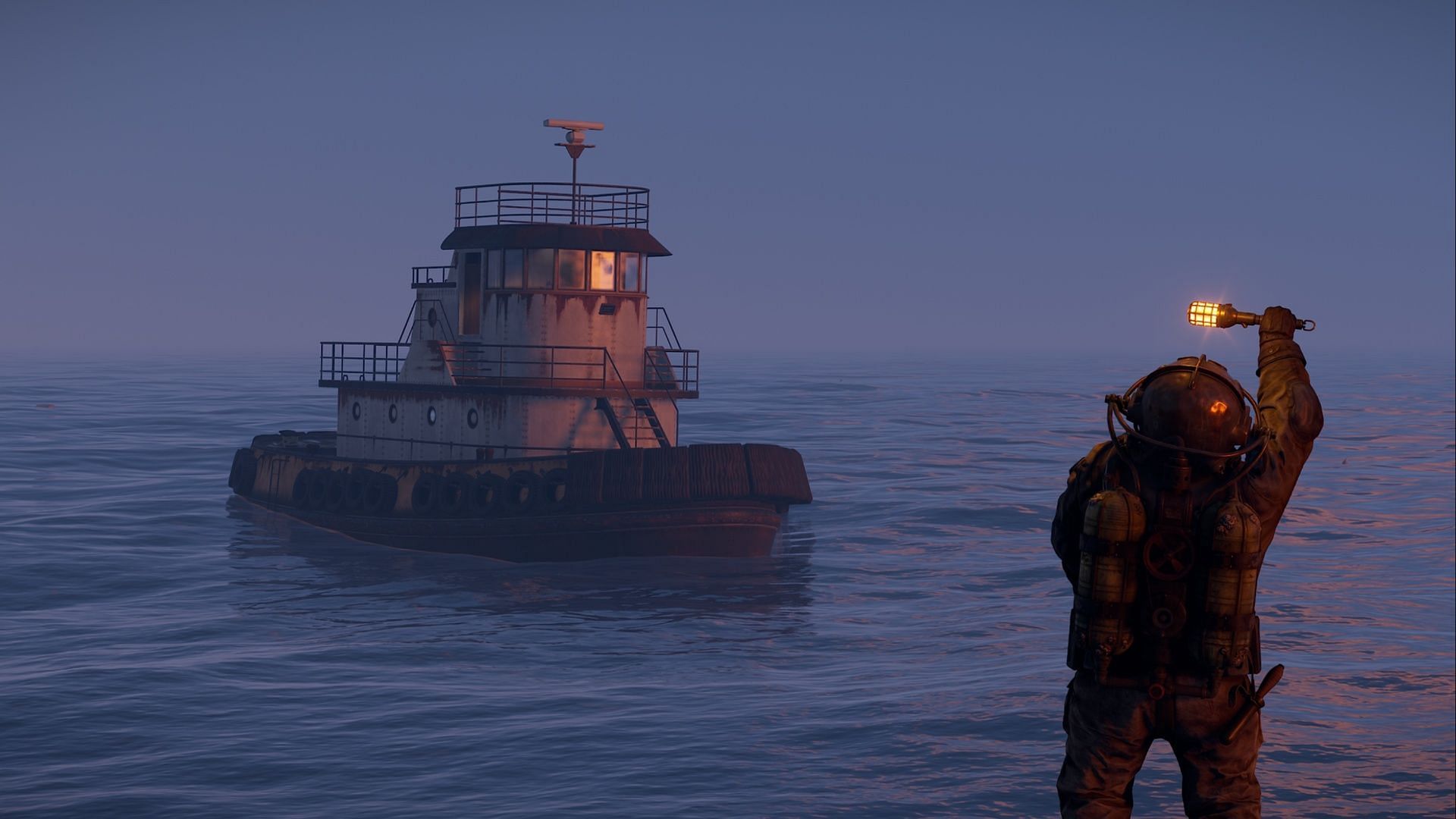 Five best ways to use Drivable Tugboats in Rust (Image via Rustafied and Facepunch Studios)