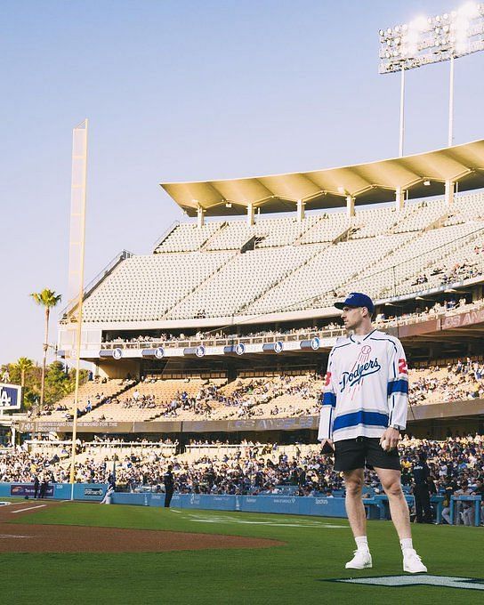 In Photos: Kings' Pierre-Luc Dubois spotted at MLB game repping Dodgers