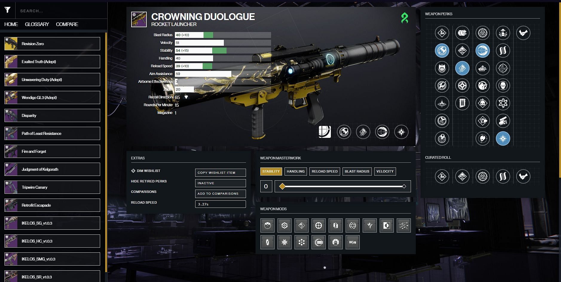 Crowning Duologue (Image via D2Gunsmith)