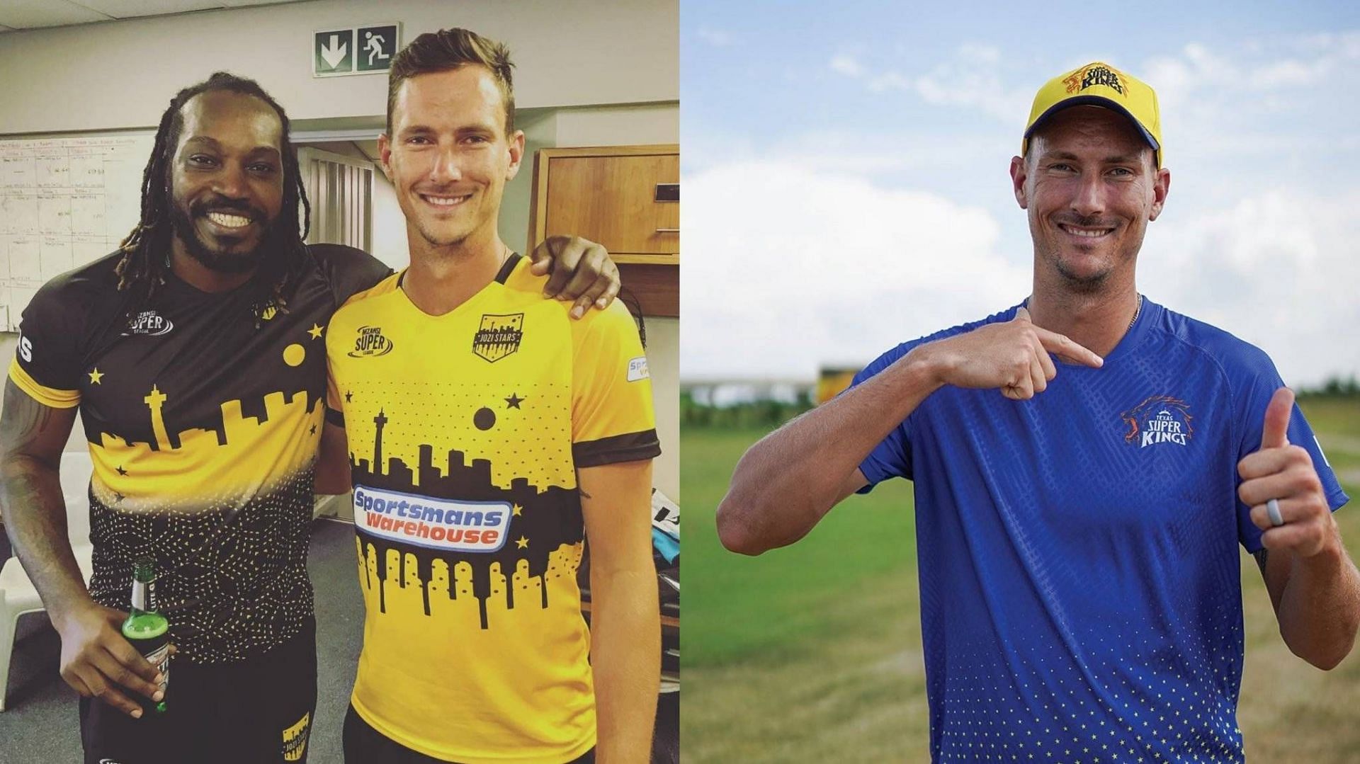 Calvin Savage plays for the Texas Super Kings (Image: Instagram)
