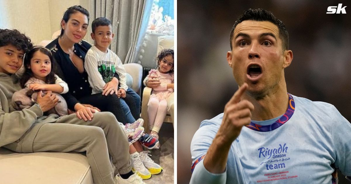 Wrong red! Cristiano Ronaldo's daughter wears Mohamed Salah Liverpool shirt  despite father's strong ties to Man Utd