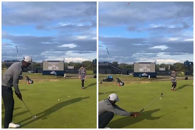 Watch: Popular YouTuber Marques Brownlee aka MKBHD makes a birdie at the ‘Open Invitational’ at Royal Liverpool