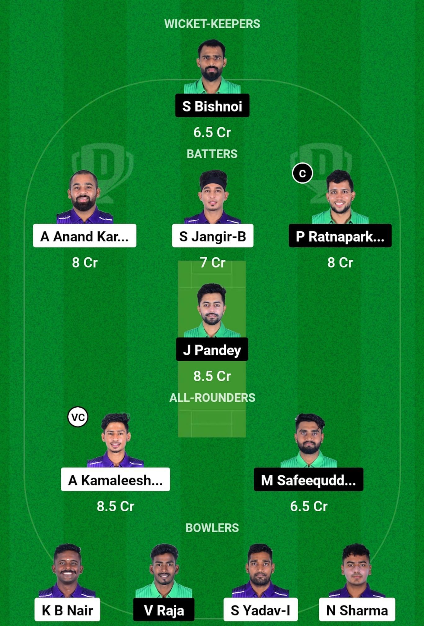 TUS vs BUL Dream11 Prediction, 22nd Match, Head-to-head Team