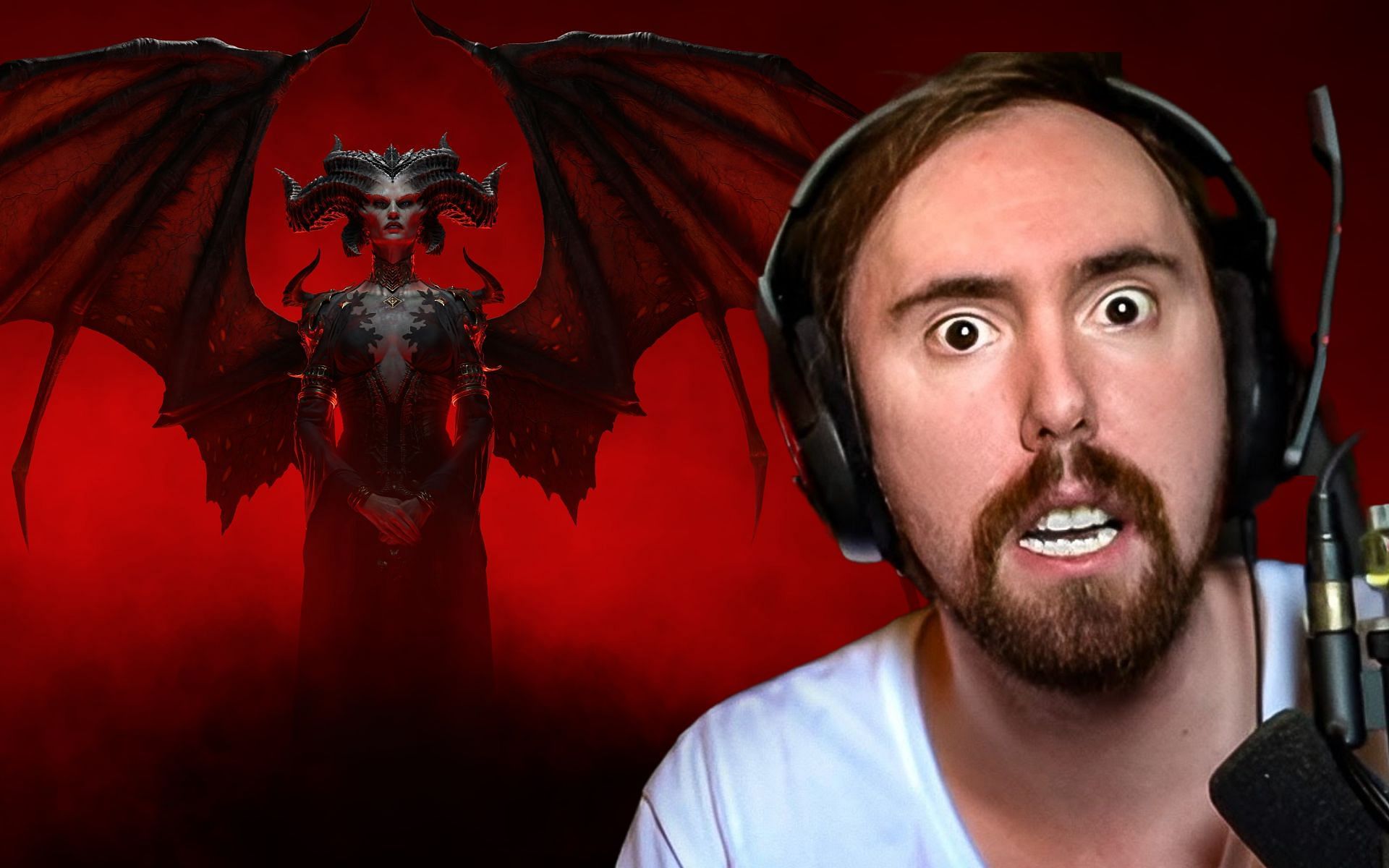 Asmongold lambasts Diablo 4 developers (Image via Diablo 4, Asmongold/Twitch, and Sportskeeda)