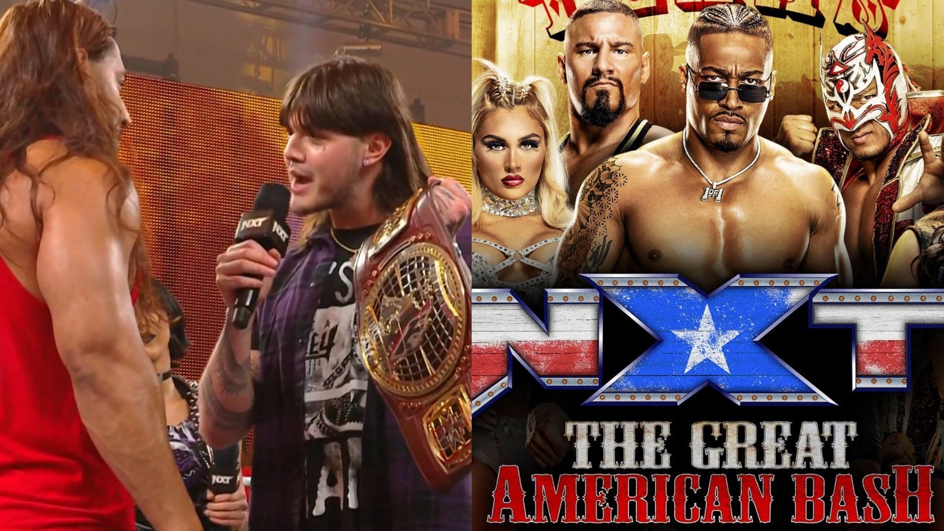 Updated NXT The Great American Bash match card Another star added to
