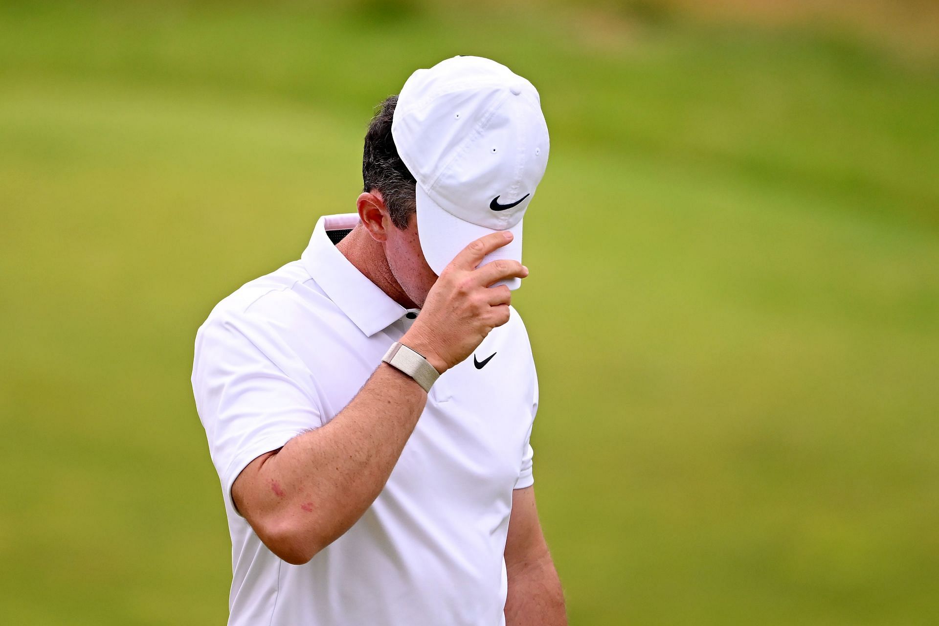 McIlroy was visibly disappointed with his game during the third round of the 2023 British Open
