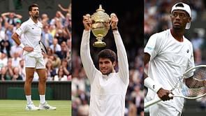 ATP rankings update: Carlos Alcaraz's Wimbledon triumph over Novak Djokovic solidifies his position at the top, Christopher Eubanks cracks top 40