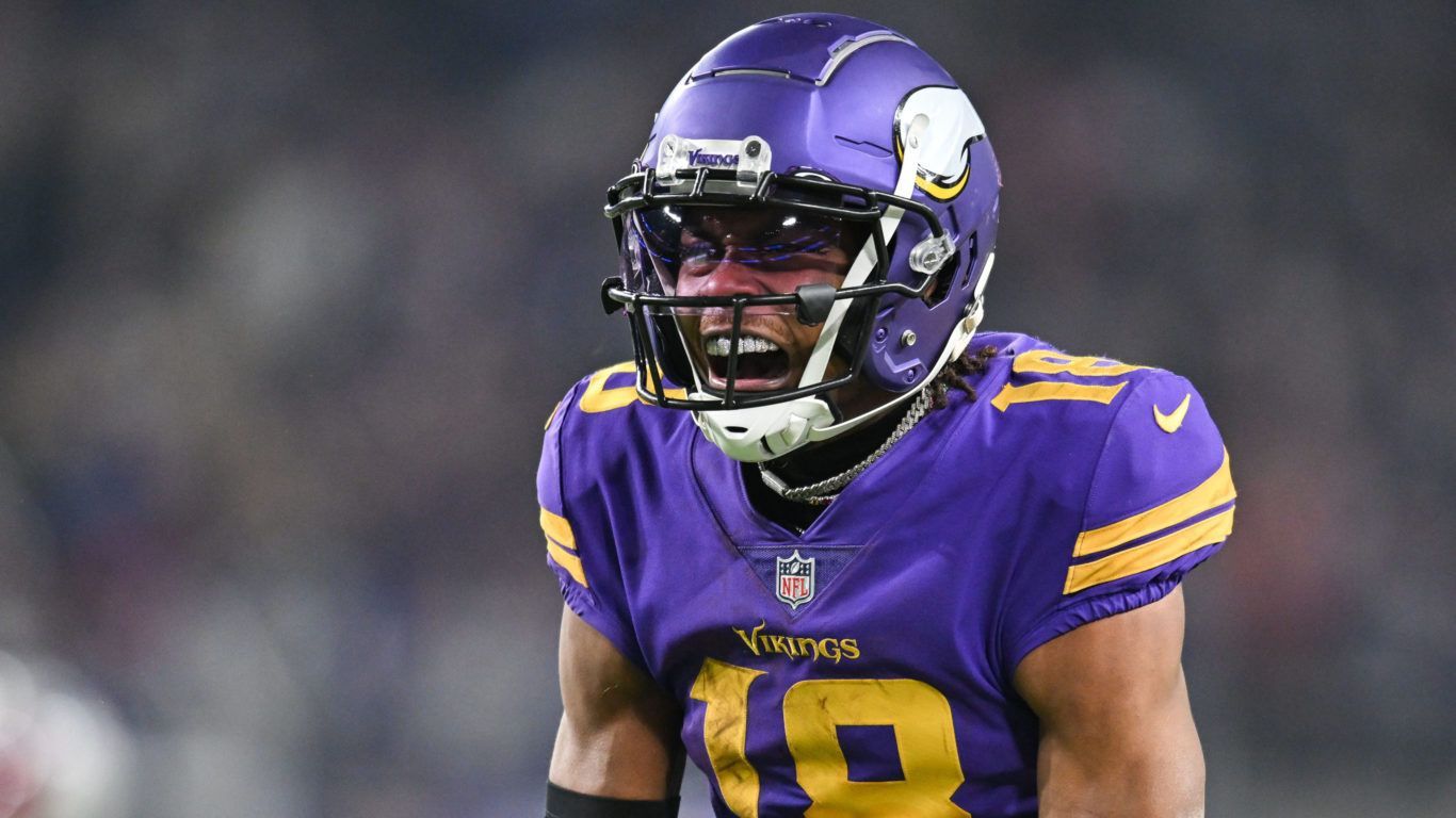 Justin Jefferson with the Minnesota Vikings