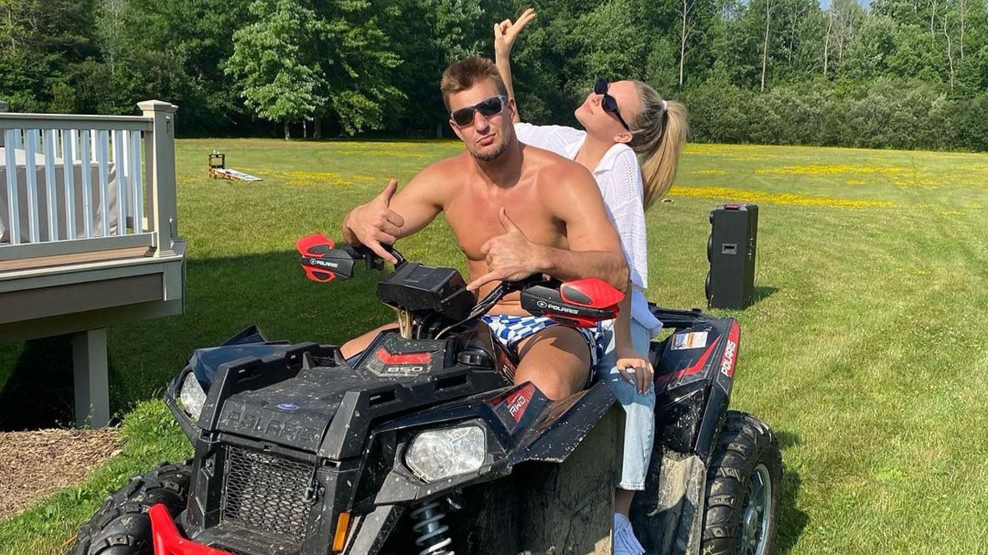 Rob Gronkowski Congratulates Girlfriend Camille Kostek On Sports  Illustrated Swimsuit Cover