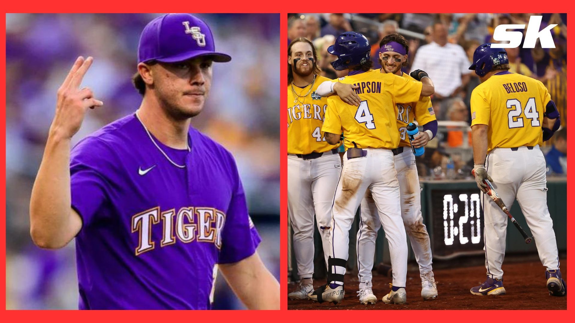 LSU Tigers Pittsburgh Pirates MLB Draft Dylan Crews Paul Skenes